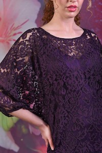 Lace Dresses: Blair Lace Dress - Purple - SALE