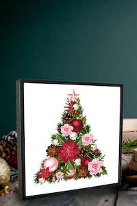 Lightboxes: Christmas Peony Tree Lightbox