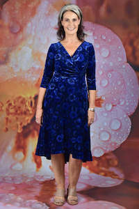 Velvet Collection: Jude Jem Dress - Navy Floral | SALE