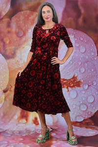 Velvet Collection: Gina Jude Dress - Red Velvet | SALE