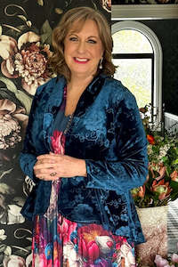 Velvet Collection: Ady Mel Jacket - Jade