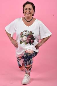 T Shirts: Rica Masey Tee - J'Adore Roses