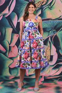 Cotton Dresses: Meg Bambi Dress - Floral Overload