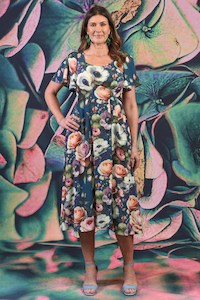 Mob Mog Luxe Collection: Sybil Dress - Anemone Winter