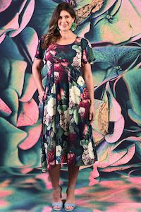 Mob Mog Luxe Collection: Sybil Dress - J'adore Roses