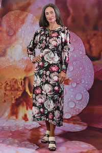 Mob Mog Luxe Collection: Night Moves Dress - Moonlit Blossoms | SALE