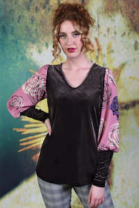 Astrid Top - Minky - SALE