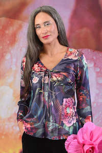 99 And Under Sale: All Tied Up Top - Magic Birds | SALE