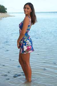 Marilyn Skirt Bather - Rose Garden