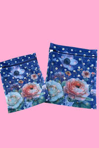 Navy Spotty Floral Wash Bag | PRE ORDER END SEPTEMBER