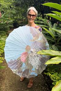 Umbrellas: Sun Parasol - Hydrangea Bunches