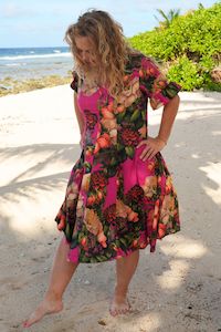 Annahs Summer Essentials: Patty Dress - Cerise Songbird