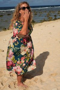 Annahs Summer Essentials: Saski Tanya Dress - Magnolia Festive