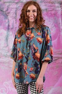 As Tops Shirts: Amelia Shirt - Fantasy Birds | SALE