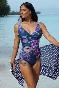 As Swimwear: Lily Floriana Bather - Navy | SALE