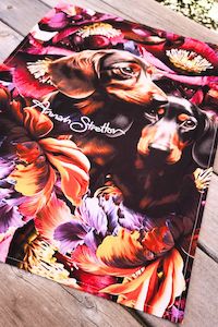 Sale Accessories: AS Tea Towel - Dachshund Duo - SALE