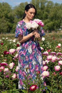 Floral Dresses: Talor Vivian - Navy Maria