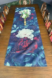 Homewares: Table Runner - Midnight Holly