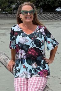 T Shirts: Rica Masey Tee - Roses Of Eden