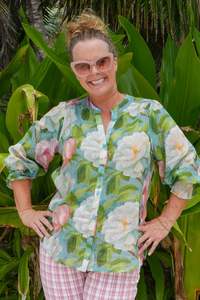 Curve Collection: Spirited Shirt - Whispering Blooms