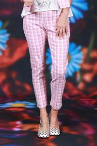 Orbit Jazz Pant - Pink Plaid
