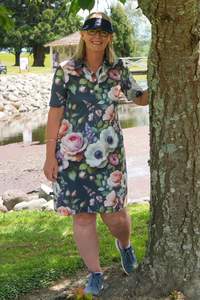 Curve Collection: Lydia Dress - Anemone Winter