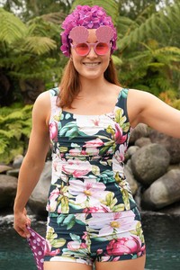 As Swimwear: Marilyn Tankini - Magnolia Festive | SALE