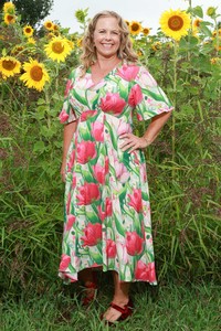 Best Sellers: Veronica Town Dress - Garden Delight