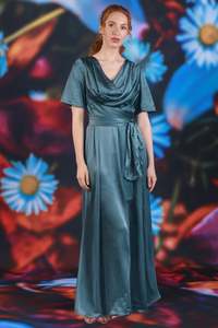 Mob Mog Luxe Collection: Georgia Dress - Sky