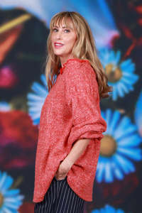 Charlotte Bambi Sweater - Cherry Dream