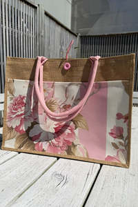 Bags Luggage: Jute Bag - Rose Lane