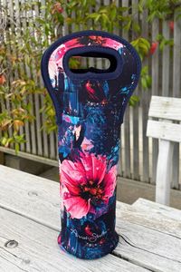 AS Neoprene Wine Cooler Bag - Garden Glitch