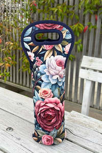 Bags Luggage: AS Neoprene Wine Cooler Bag - Spring Serenade