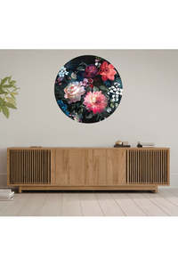 Circle Mural - Midnight Aviary