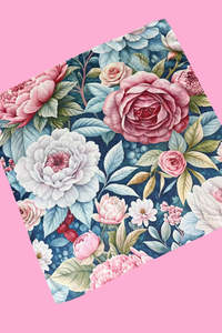 AS Square Neck Scarf - Spring Serenade