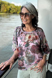 Curve Collection: Eternity Blouse - Passion Floral | SALE