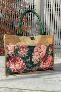Jute Bag - Whispering Petals