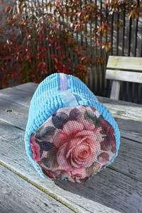 Footwear: AS Shoe Wash Bag - Heart Rose Blue