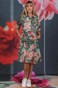 Cotton Dresses: Mad Helena Dress - Whispering Petals