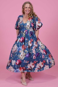 Mob Mog Luxe Collection: Gloria Dress - Navy Fusion