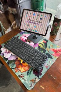 Wholesler Availability: Mini Desk Mat - Peony Aviary