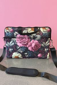 AS Laptop Case - Jungle Mulberry - 15" - 17" With Strap