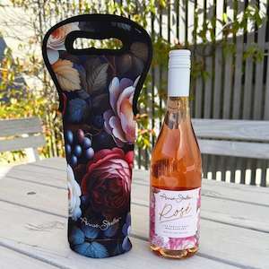 AS Neoprene Wine Bag - Fruitful Rose