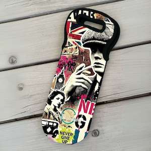 Other Wines: AS Neoprene Wine Bag - Peaky Retro | PRE ORDER EARLY JUNE