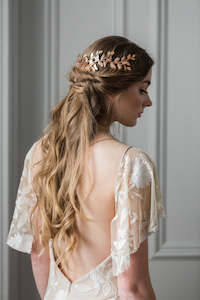 Alena Wrap Headpiece | Rose Gold