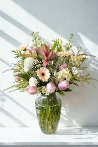 Birthday Flowers: Pastel Mix Tulip Bouquet
