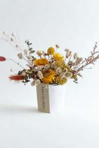 Lemon Drop Dried Posy