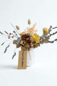 Golden Dusk Dried Posy