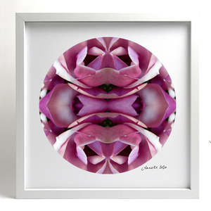 Magnolia Heart 2 - Small Mandala Print