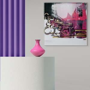 Sumner Nights: Sumner Nights - Shangrila on canvas